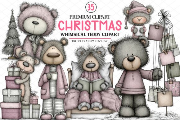 A Brand Designer Reviews the Whimsical Teddy Clipart Graphics