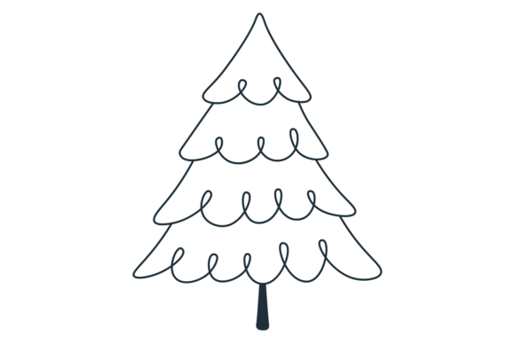 A Doodle Pine for Handmade Brands and Seasonal Graphics