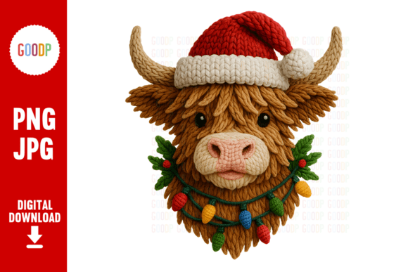 A Real-World Review of the Crochet Highland Cow Christmas Art