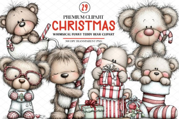 A Review of the Whimsical Teddy Bear Christmas Graphics