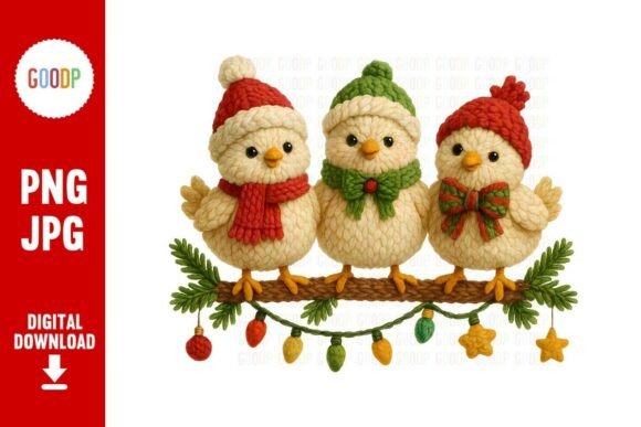 An Illustrative Review: Using Crochet Christmas Chicks Graphics