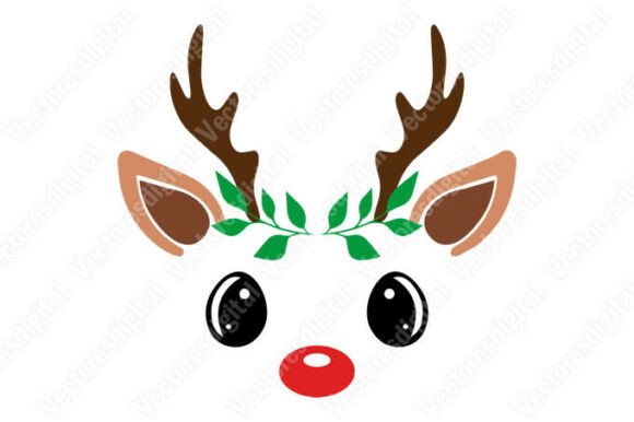 Charming Reindeer with Christmas Decorations