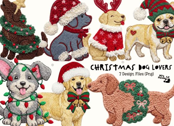 Christmas Dog Lovers Crochet Bundle: A Graphic Design Gem