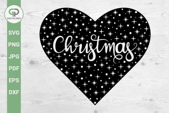 Christmas Heart Graphics for Authentic Local Branding