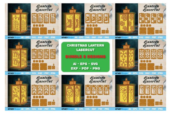Christmas Lantern Lasercut: A Versatile Ornaments Design