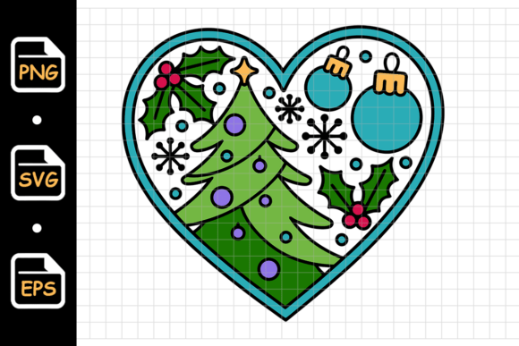Christmas Tree and Ornaments: Perfect for Festive Branding