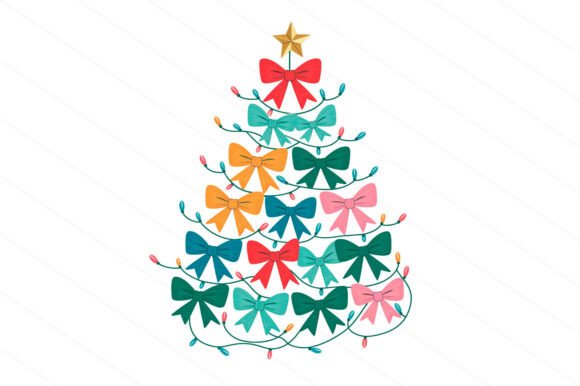 Christmas Tree Svg Coquette: A Charming Graphics Illustration