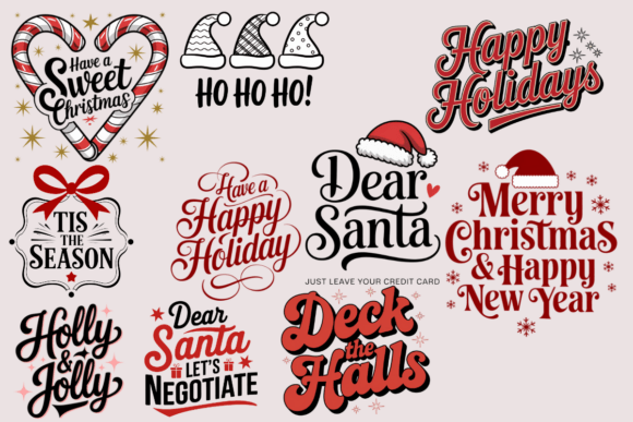 Review: Merry Christmas Quotes SVG Bundle 27 PN Graphics
