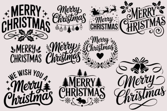 Review: Merry Christmas Text Svg Bundle for Graphics